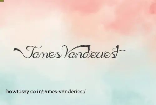 James Vanderiest