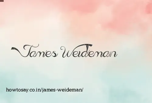 James Weideman