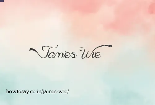 James Wie