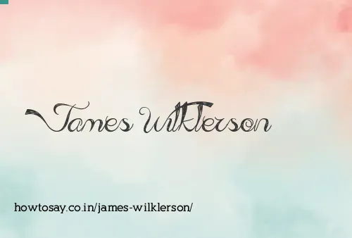 James Wilklerson