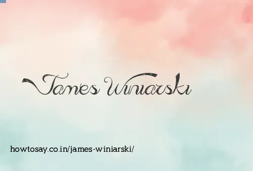 James Winiarski