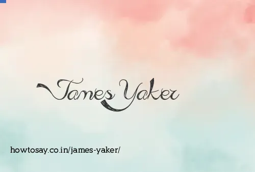 James Yaker