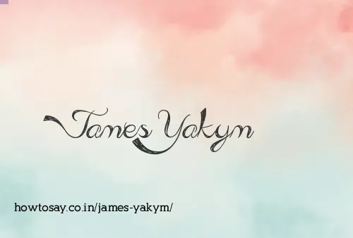 James Yakym