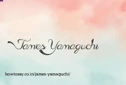 James Yamaguchi