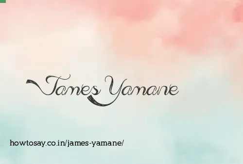 James Yamane