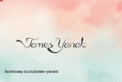 James Yanak