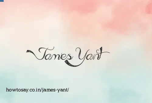 James Yant