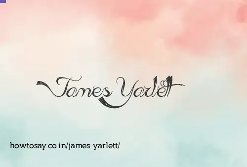 James Yarlett