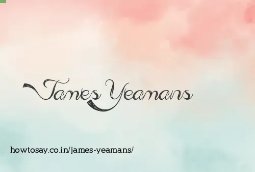 James Yeamans