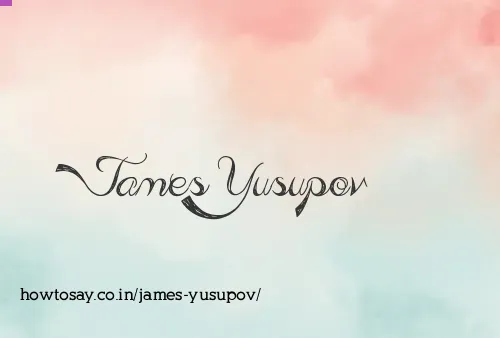 James Yusupov