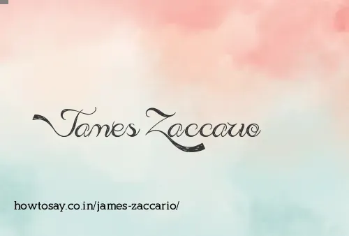 James Zaccario