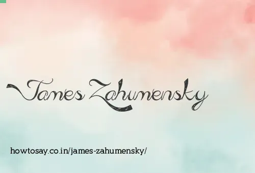 James Zahumensky