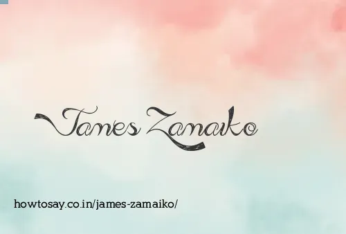 James Zamaiko