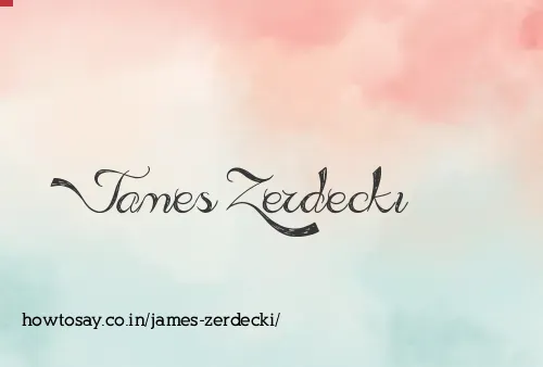 James Zerdecki