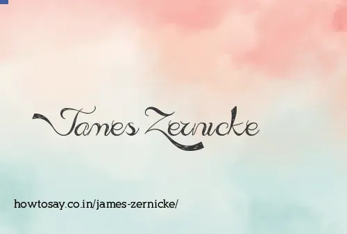 James Zernicke