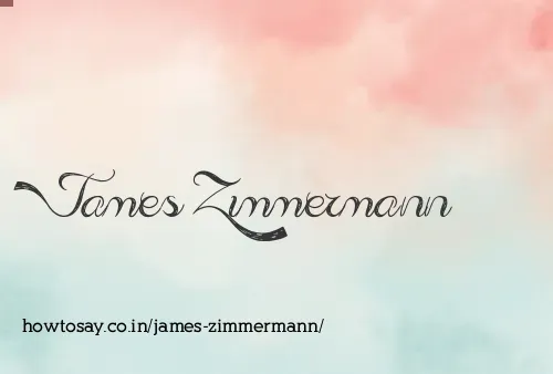 James Zimmermann