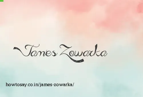 James Zowarka