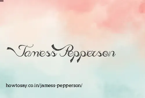 Jamess Pepperson