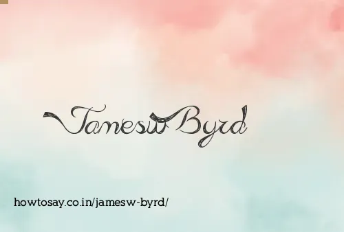 Jamesw Byrd