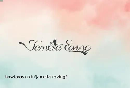 Jametta Erving
