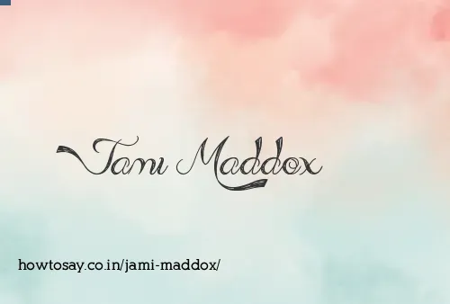 Jami Maddox