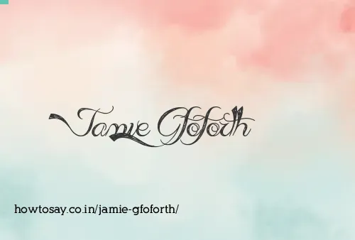 Jamie Gfoforth