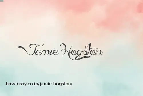Jamie Hogston