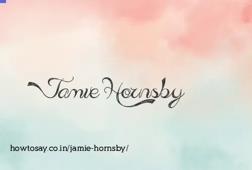 Jamie Hornsby