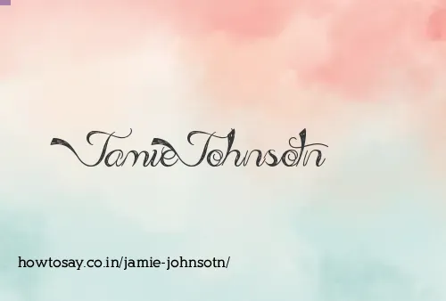 Jamie Johnsotn