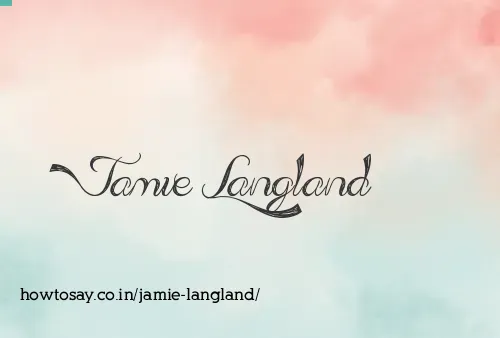 Jamie Langland