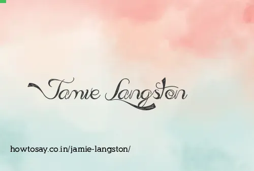 Jamie Langston