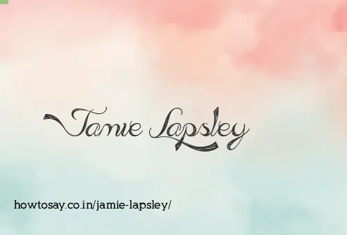 Jamie Lapsley