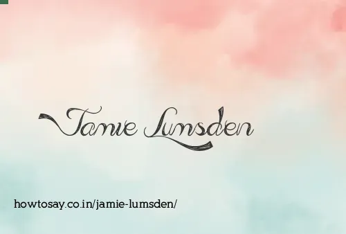 Jamie Lumsden