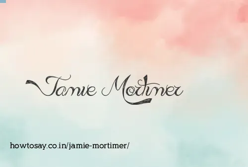 Jamie Mortimer
