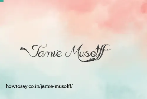 Jamie Musolff