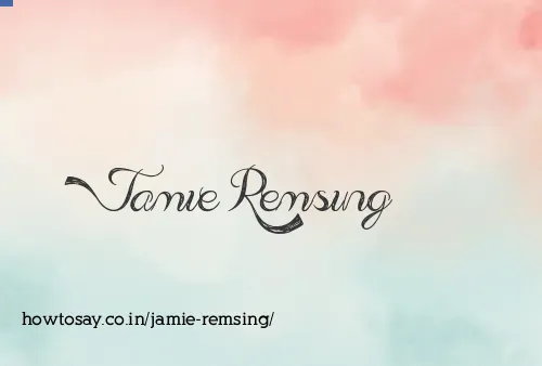 Jamie Remsing
