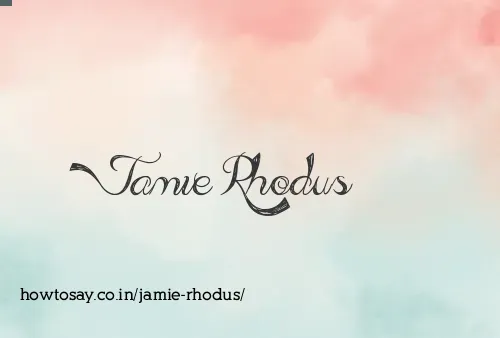Jamie Rhodus