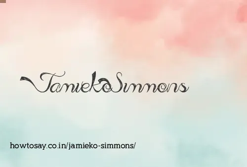 Jamieko Simmons