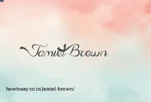 Jamiel Brown