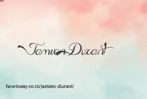 Jamien Durant