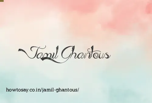 Jamil Ghantous