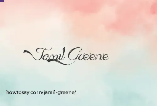 Jamil Greene