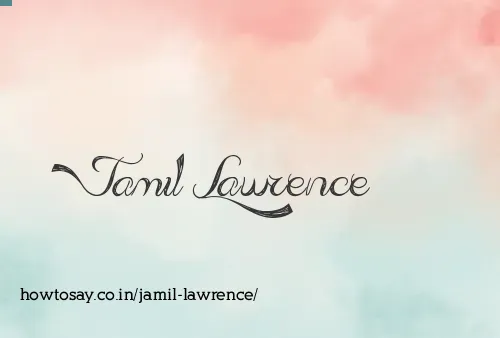 Jamil Lawrence
