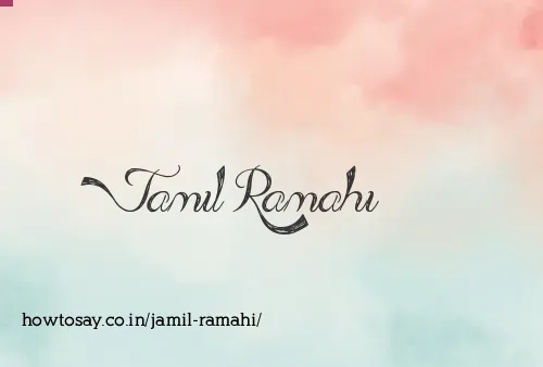 Jamil Ramahi