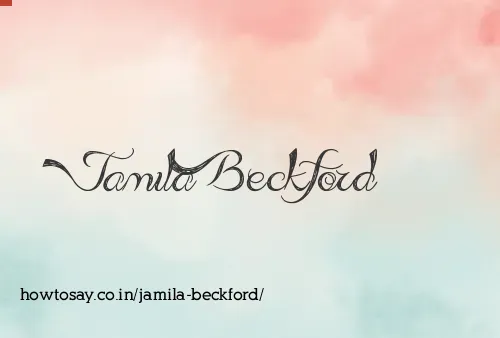 Jamila Beckford