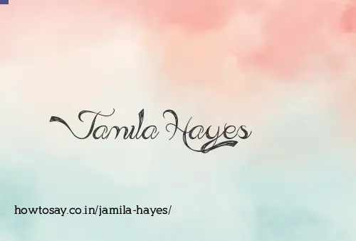 Jamila Hayes