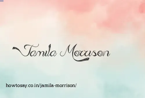 Jamila Morrison