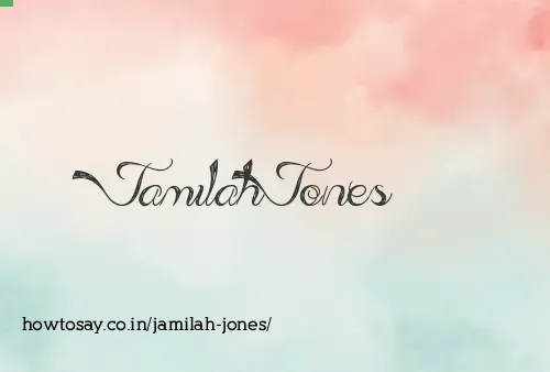 Jamilah Jones