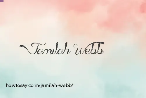 Jamilah Webb