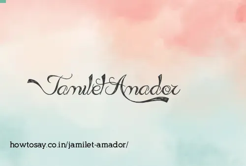 Jamilet Amador
